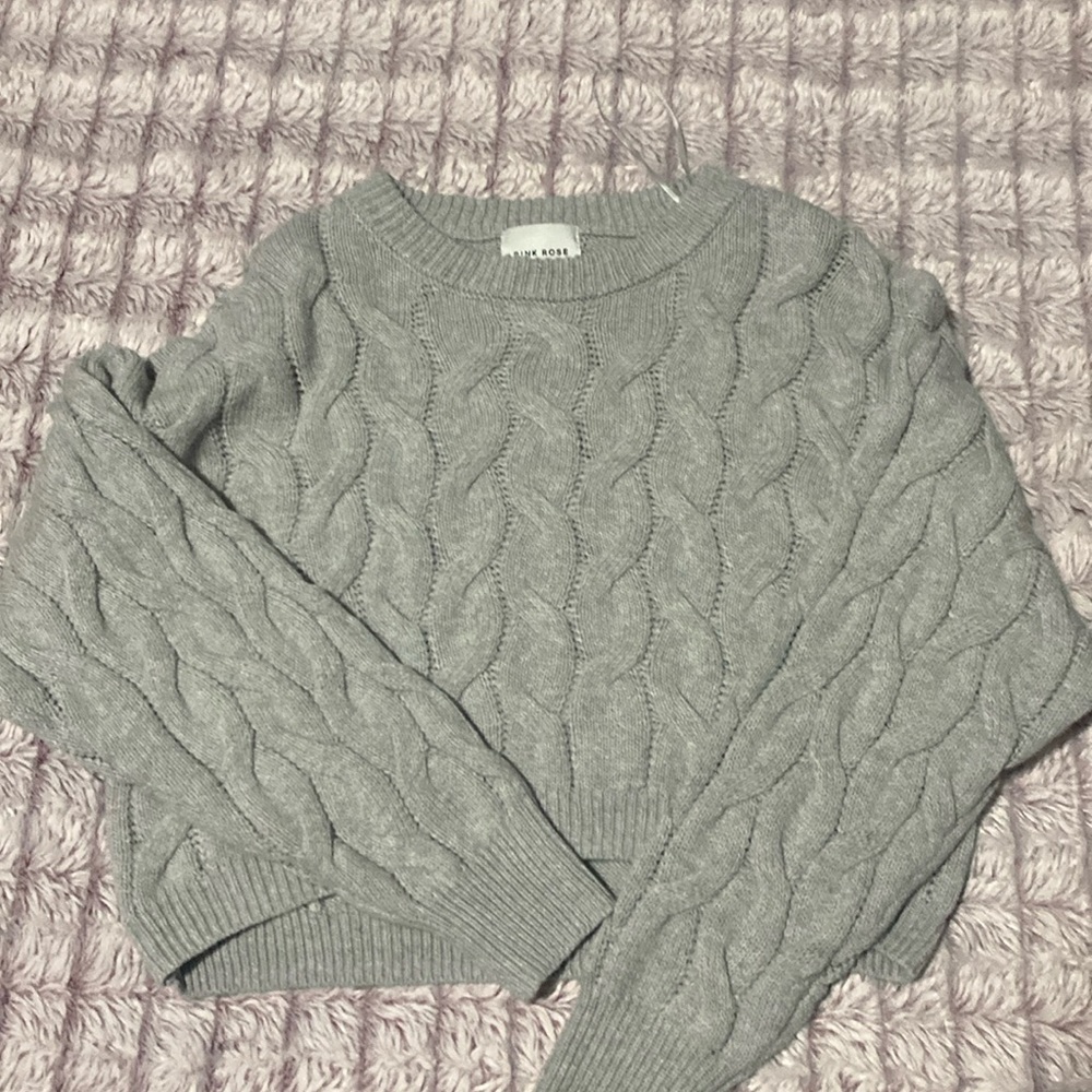 Pink Rose Sweater